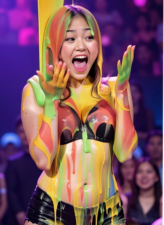 Singer Slimed on Stage Part 1